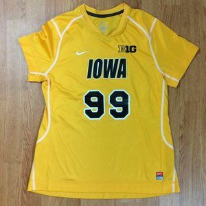 Iowa Hawkeyes Game Worn Soccer Jersey Big 10 Women